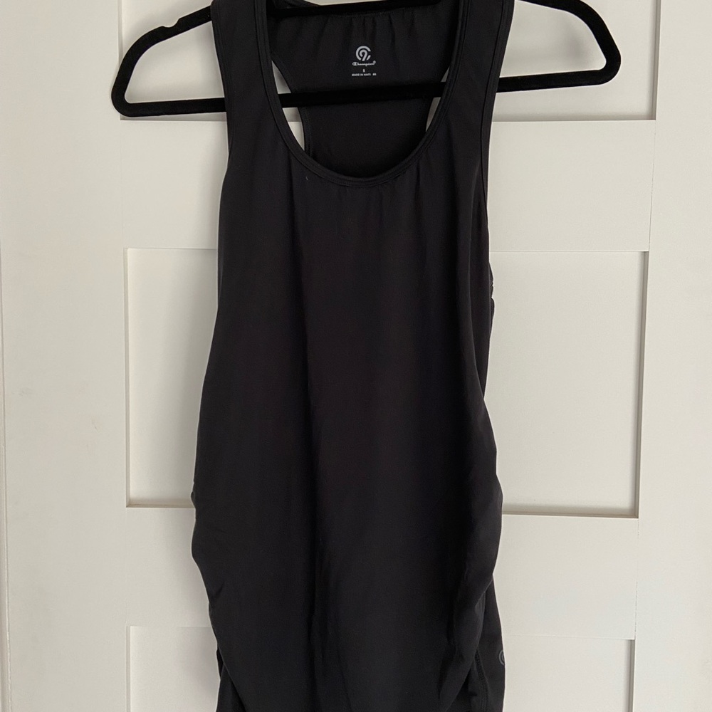 C9 Champion Black Maternity Activewear Tank (Small)